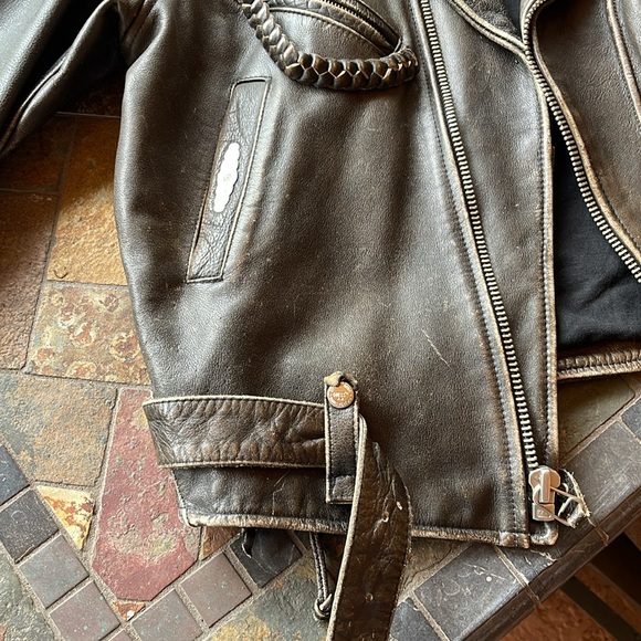 ORIGINAL VINTAGE EDITION GUESS JEANS MOTORCYCLE JACKET BY GEORGES MARCIANO 1985 - Picture 13 of 16